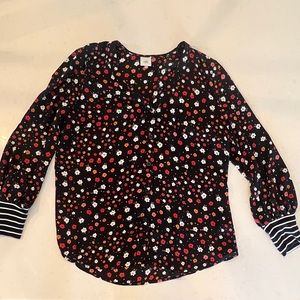Cabi Cheerful Button Up Blouse size Large